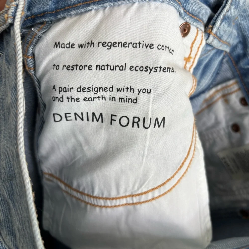 Aritzia Denim Forum The ’90s Pencil Maxi Denim Skirt 7 Yrs Bleu Taboo Size 25